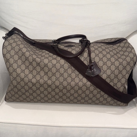 Gucci Other - Gucci Monogram GG canvas Duffel Bag with detachable strap